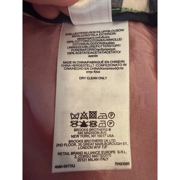 Brooks Brothers 346 Skirt Size 6 Preppy Quilt Patch plaid Knee Length multicolor - Picture 5 of 9